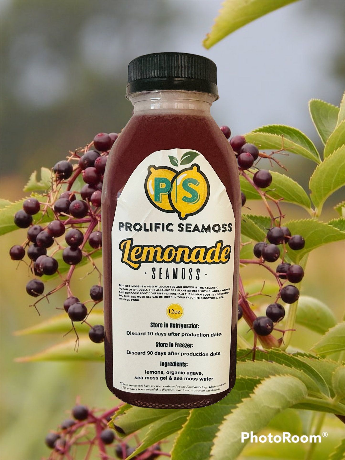 Elderberry Seamoss Lemonade